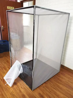 Habitat de Luxe Solide pour Papillons, Grande Cage d'Élevage d'Insectes, Manchon en Maille pour Monarches et Reptiles, Boîte Écologique à Fermeture Éclair