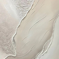 Grande peinture abstraite moderne sur toile, peinture neutre faite à la main, décoration murale pour salon, chambre à coucher, galerie, décoration de la maison