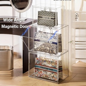 Scatola Espositiva Multifunzione Moderna di Lusso in Plastica Rettangolare Portascarpe - Product Image 2