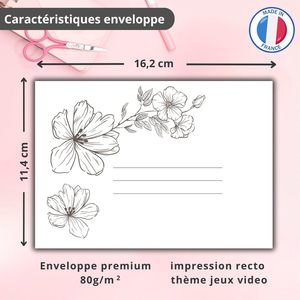 Cartes de Remerciement 1 Couleur Papier Rectangulaire Impression Numérique Vernissage Mat Style Simple Personnalisées pour Occasions Spéciales Autres - Product Image 4