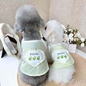 เสื้อซัมเมอร์คูลสำหรับสัตว์เลี้ยง - ผ้าวาฟเฟิลระบายอากาศพร้อมลายปักผลไม้สำหรับ<span class=keywords><strong>ลูก</strong></span>สุนัขและ<span class=keywords><strong>ลูก</strong></span>แมว - Product Image 5