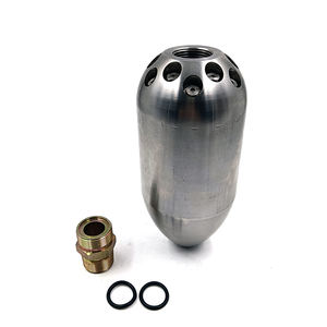 YS ניקוי ביוב מפלדת אל חלד מונרך זרבובית מסתובבת סילון מים M22 M36 לניקוי ניקוז - Product Image 1