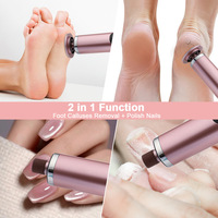 Meuleuse de pieds électrique étanche et dissolvant de callosités dispositif de soin des pieds en plastique pour hommes et femmes Type de fichier de pied