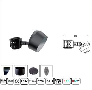 Lámpara <span class=keywords><strong>de</strong></span> jardín con punta led para exteriores, 4,5 W, 6W, <span class=keywords><strong>7</strong></span> vatios, 304 acero inoxidable, césped, paisaje, patio, iluminación GU10, MR16, foco LED para césped - Product Image 5