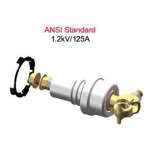 Cụm Ống Lót Biến Áp Sứ Vỏ Bọc Tiêu Chuẩn Mỹ ANSI 1.2kv <span class=keywords><strong>5kV</strong></span> 30kV 27kV/50A - Product Image 5
