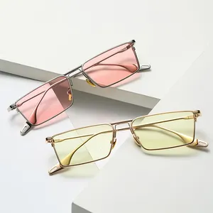 HBK 2021 חדש עזיבות רטרו איטלקי עיצוב זכוכית ראיית לילה אופנה כיכר משקפיים