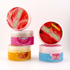 Crema corporal hidratante de piña 100g Hidratante vegano a base de plantas con fórmula reafirmante e iluminadora <span class=keywords><strong>Sunset</strong></span> Jar Aceites tropicales - Product Image 3