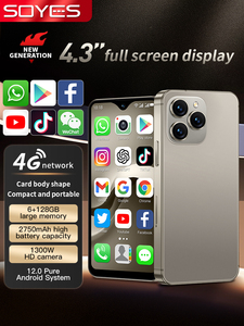 Teléfono Móvil Pequeño F9 Max Versión Superior 2026, Pantalla HD de 4.3 Pulgadas, 6G+128G, Android 12.0, Octa Core, Doble SIM, 13MP, 4G Europeo - Product Image 1