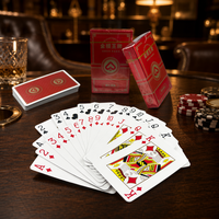 Cartes à jouer en papier imprimées en quadrichromie CMYK personnalisées de luxe |   Cartes de poker personnalisées durables et écologiques aux coins arrondis