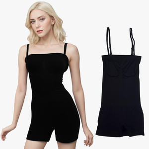 Ropa moldeadora para mujer, monos con Control de barriga, levantador de glúteos, moldeador de cuerpo, sin tirantes, sin costuras, mono hasta el muslo, Tops - Product Image 2