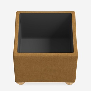 Mới đến đa chức năng mềm lưu trữ nhỏ vuông Ottoman Phân - Product Image 3