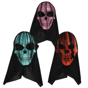 หน้ากากผีฮาโลวีนแบบเต็มหัวตกแต่งสยองขวัญน่ากลัวหน้ากากสวมหน้ากากสยองขวัญน่ากลัวน่ากลัว - Product Image 1