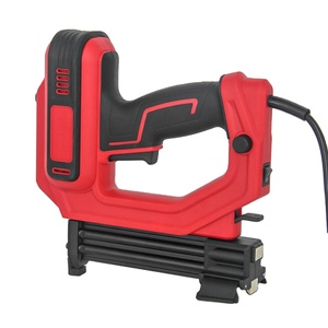 Pistola de clavos neumática portátil con luz LED, pistola de clavos de alta frecuencia para carpintería, pistola de clavos eléctrica para el hogar - Product Image 2