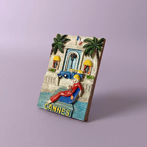 Europe Paris <span class=keywords><strong>Cannes</strong></span> France Ville Réfrigérateur Aimant Voyage Souvenirs Fabricants Personnalisés 3 dimensions Créatif Personnalisé - Product Image 6