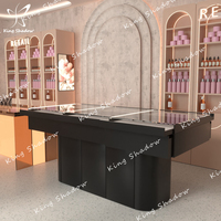 Présentoir de produits de beauté Présentoir de vitrine moderne Présentoir cosmétique Station de comptoir