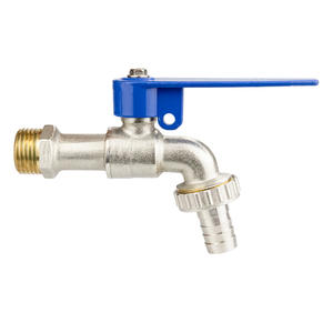 Robinet d'eau de jardin Tangke à haut débit en laiton, antivol, anti-gel, à ouverture rapide, résistant aux fissures, avec verrouillage - Product Image 1