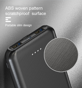 Al aire libre ABS duradero Powerbank ligero Ultra delgado USB c <span class=keywords><strong>de</strong></span> polímero Li-polímero 10000mAh capacidad <span class=keywords><strong>Banco</strong></span> <span class=keywords><strong>de</strong></span> la energía - Product Image 5