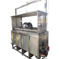 Meilleure vente système automatique de décapage de peinture machine acide pour enlever le revêtement de roue pour repeindre les jantes