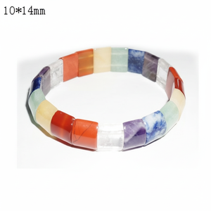 <b>Chakra</b> <b>Bracelet</b> Cuff Rectangle 10x14mm - Product Image 1