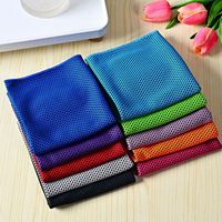 FF4576 Serviette d'été en microfibre douce et respirante Fitness Yoga Running Workout Gym Sport Ice Cooling Towel