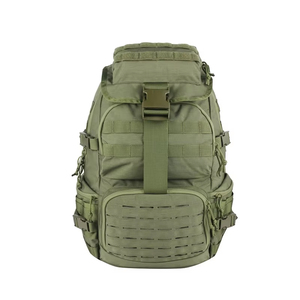 OD Green Color Laser Cut Tactical <strong>Backpack</strong> 500D Nylon Pu Coated <strong>40</strong> Liters Waterproof Air Cushion Belt Mission Outdoor Rucksack - Product Image 1
