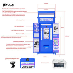Photomaton JLJ pour journaux rétro avec <span class=keywords><strong>effet</strong></span> distributeur automatique en libre-service pour photos anciennes de style journal pour centre commercial - Product Image 5