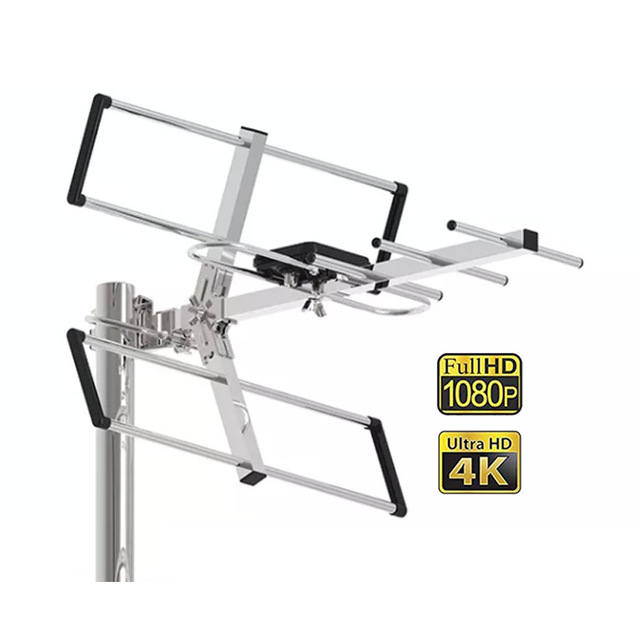 Indonesia Factory TV Antenna Splitter Digital Uhf Vhf Hdtv Aerial Long Range Outdoor Antena Rotor Antenna Hf hd Tv Antenna
