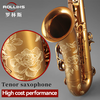 Wholesale Sax OEM Professional High Grade Woodwind Instrument X3 Red Copper Material Bb Tenor Saxophone