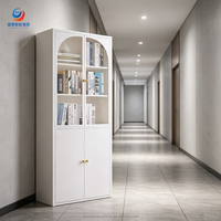 Armoire de classement moderne en acier robuste à 3 tiroirs avec serrure à clé pour le rangement de documents de bureau, idéale pour la salle de sport et la maison
