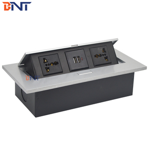 Enchufe de corriente eléctrico para mesa de meeing, montaje en mesa, empotrado personalizado - Product Image 2