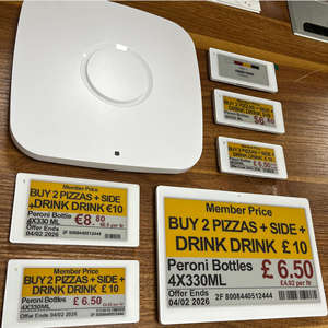 Digital Price Tags Electronic Shelf Label For Usa Warehouse Products 7.5" E-Ink-Android-Phone Automatic Label Esl <b>Racking</b> System - Product Image 2