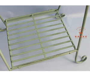 Smeedijzeren Opvouwbare Unieke Beweegbare Elegante Bloem Houder Tuin Balkon Handgemaakte Plant Stand - Product Image 6