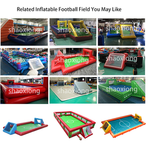 Terrain <span class=keywords><strong>de</strong></span> sport gonflable commercial 2-en-1 avec terrain <span class=keywords><strong>de</strong></span> football et panier <span class=keywords><strong>de</strong></span> basket pour fête d'enfants en extérieur - Product Image 5