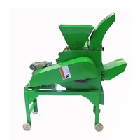 Nouvelle machine multifonctionnelle à deux phases 220V pour hacher et éplucher, broyeur d'herbe domestique, coupe-foin humide et sec double usage pour aliments pour animaux