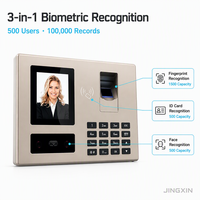JINGXIN Intelligente Biometrische Gesichtserkennungs-Anwesenheitskontrolle mit Einfacher Zugangskontrolle für Bürotüren