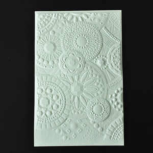 Scrapbooking Plastic <strong>3D</strong> <strong>Embossing</strong> <strong>Folder</strong> for Card Making - Product Image 2