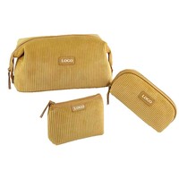 Trousse de maquillage pour filles, logo personnalisé, trousse de toilette de voyage souple et de grande capacité, trousse de beauté en velours