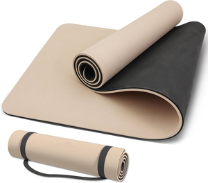 Üretici Pilates TPE Yoga <span class=keywords><strong>Mat</strong></span>ı Yüksek Kaliteli Dayanıklı Çift Renkli TPE Yoga <span class=keywords><strong>Mat</strong></span>ı - Product Image 2