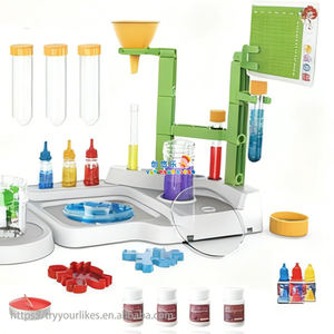 EPT 2 en 1, établi de laboratoire, <span class=keywords><strong>jouet</strong></span> pour enfants, <span class=keywords><strong>bricolage</strong></span>, kit d'expériences scientifiques fait main, cadeau pour la maternelle, aides pédagogiques, jouets STEM - Product Image 2