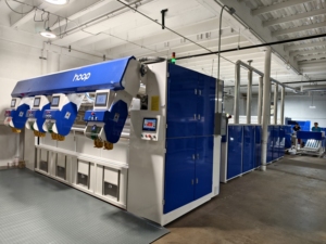 Équipement de blanchisserie industriel Hoop, épandeur à quatre stations, machine d'alimentation automatique à grande vitesse - Product Image 4