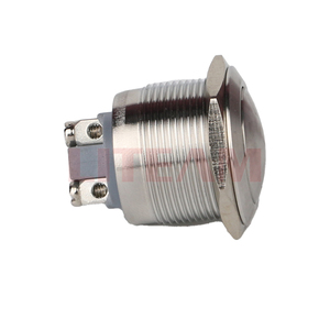 22mm 16mm 19mm 5A 250V IP65 CE 2pin kim loại tạm thời bóng đầu đồng thau cửa chuông không thấm nước mini mỏng đẩy nút - Product Image 3