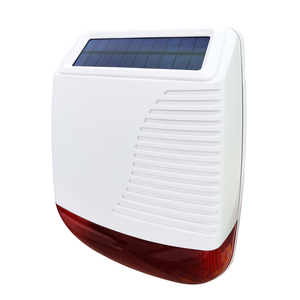 433Mhz còi báo động ánh sáng nhấp nháy không dây an ninh nhà không thấm nước ngoài trời năng lượng mặt trời báo động - Product Image 2