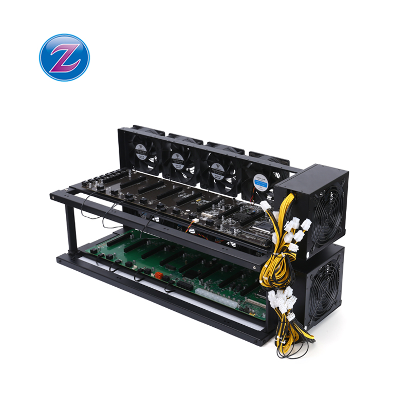 Заводская дешевая оптовая продажа 12GPU открытая рамка Штабелируемый Держатель графическая карта GPU стойка для 6 / 8/ 12 GPU