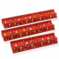 Poussoir de Mahjong de Noël 2-en-1 en acrylique, support de tuiles de 20 pouces, épaisseur 5 mm, pour 4 joueurs, durable, écologique, accessoires de fêtes