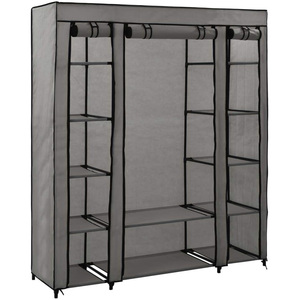 Best Sell Portable Adjustable Wardrobe Easy Assemble <b>Clothes</b> Cabinets With Non Woven Fabric Cover for Renting a House - Product Image 1
