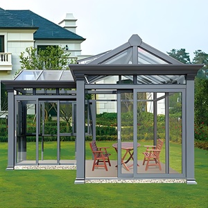 Vente en gros de maison modulaire préfabriquée <span class=keywords><strong>solarium</strong></span> petite maison <span class=keywords><strong>cabine</strong></span> toit en verre pour jardin bureau villas résidentielles extérieures - Product Image 5