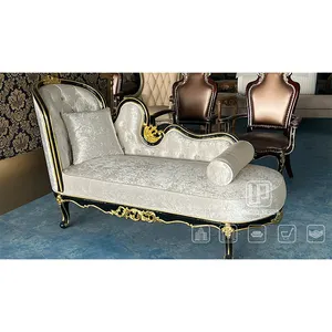 定制仿古白色天鹅绒躺椅廉价客厅沙发3座沙发现代沙发