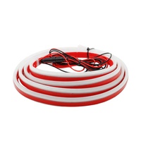 Tira de Luces LED Flexible de 12V para Capó de Coche, Luces Diurnas Blancas, Decoración, Retroiluminación, 9W, Universal, Nueva