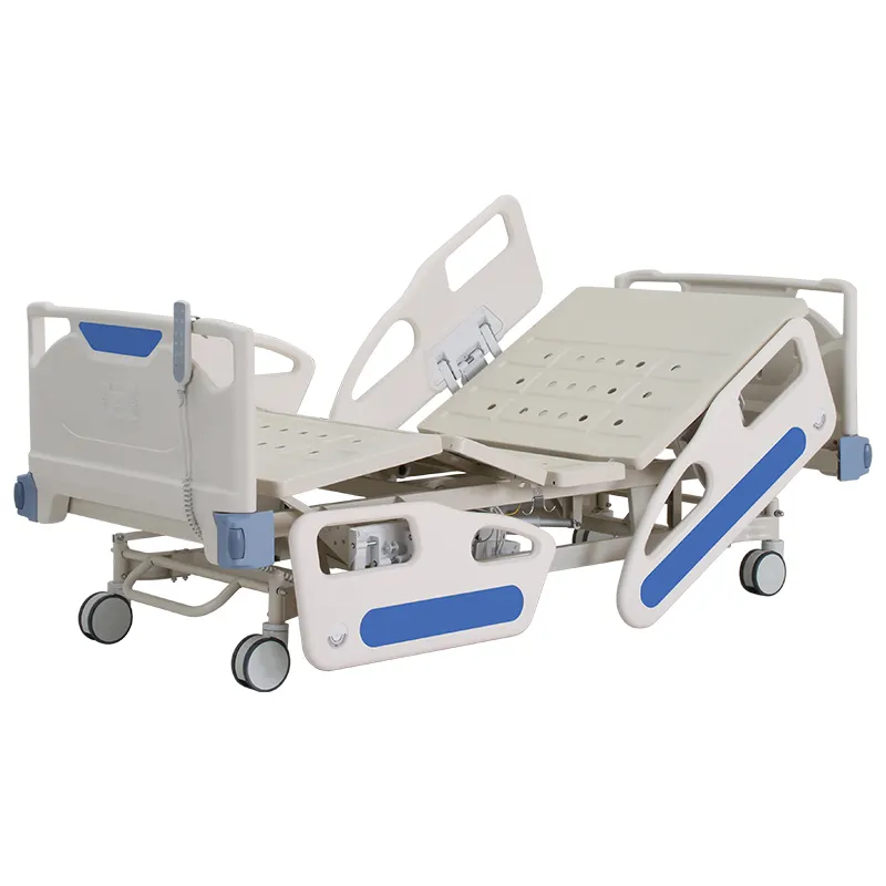 Luxurious 5 Function Electric ICU Patient Bed Medical Hospital Beds für Sale