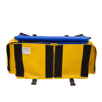 Sac à outils personnalisé avec logo, grand format, robuste, pour électricien, organisateur d'outils, en bâche vinyle PVC, avec poche latérale et double base